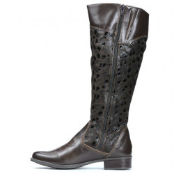 Damenstiefel 233 Kaffee Balon