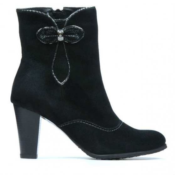 Damenstiefeletten 1136 schwarz Antilope Damenstiefeletten 1136 schwarz Antilope