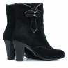 Damenstiefeletten 1136 schwarz Antilope