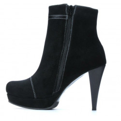 Damenstiefeletten 1130 schwarz Antilope