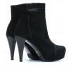 Damenstiefeletten 1130 schwarz Antilope