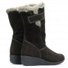 Damenstiefel 3246 Kaffeefarben Velours