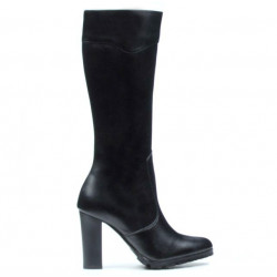 Damenstiefel 1163 schwarz