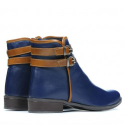 Damenstiefel 3262 indigo+braun