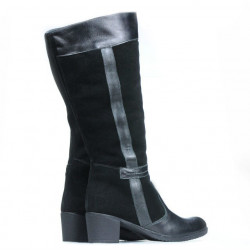 Damenstiefel 3260 schwarz kombiniert