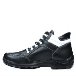 Jugendschuhe 436 schwarz+weiß