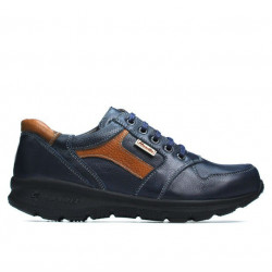 Jugendsportschuhe 397 Indigo+Braun