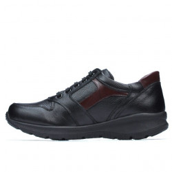 Jugendsportschuhe 397 schwarz+weinrot