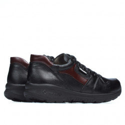 Jugendsportschuhe 397 schwarz+weinrot