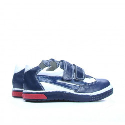 Kinderschuhe 16-1c indigo+weiß