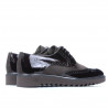 Herren Casual Schuhe 831 Lack Kaffee kombiniert