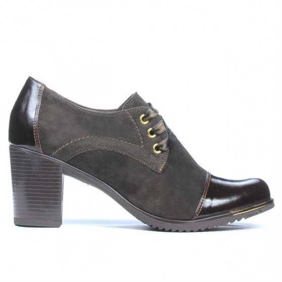 Damen Freizeitschuhe 667 kombiniert lackiert braun Damen Freizeitschuhe 667 kombiniert lackiert braun