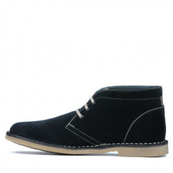 Herrenstiefel 7300 schwarzes Veloursleder
