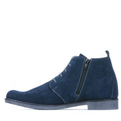 Herrenstiefel 412 Indigo Veloursleder