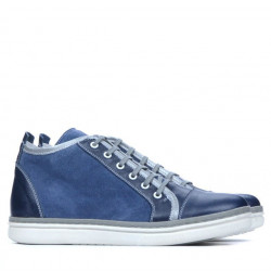 Herrenstiefel 480 indigo kombiniert
