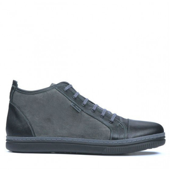 Herrenschuhe 480 schwarz+grau Herrenschuhe 480 schwarz+grau