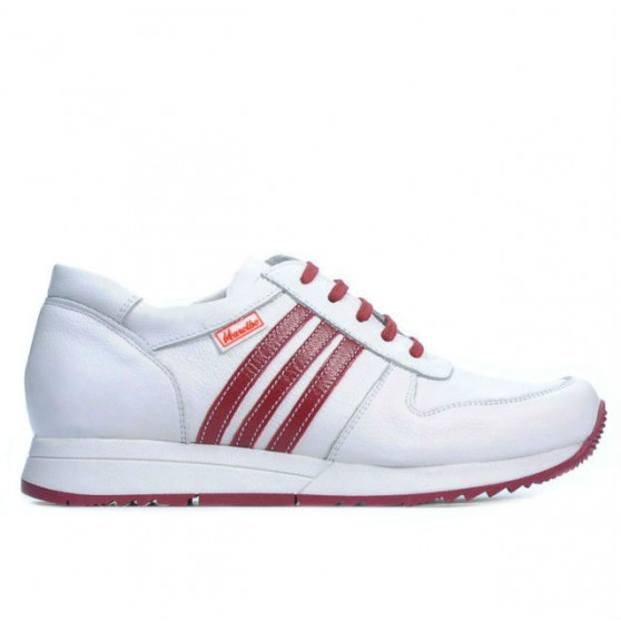 Damen Sportschuhe 665 weiß+rot Damen Sportschuhe 665 weiß+rot