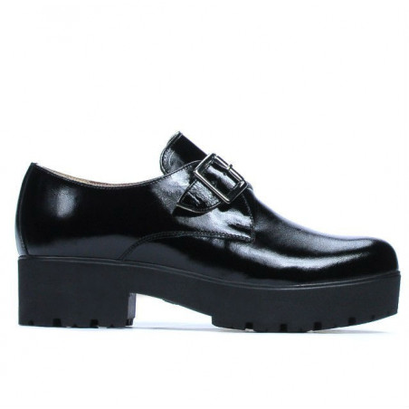 Damen Freizeitschuhe 670 Lack schwarz