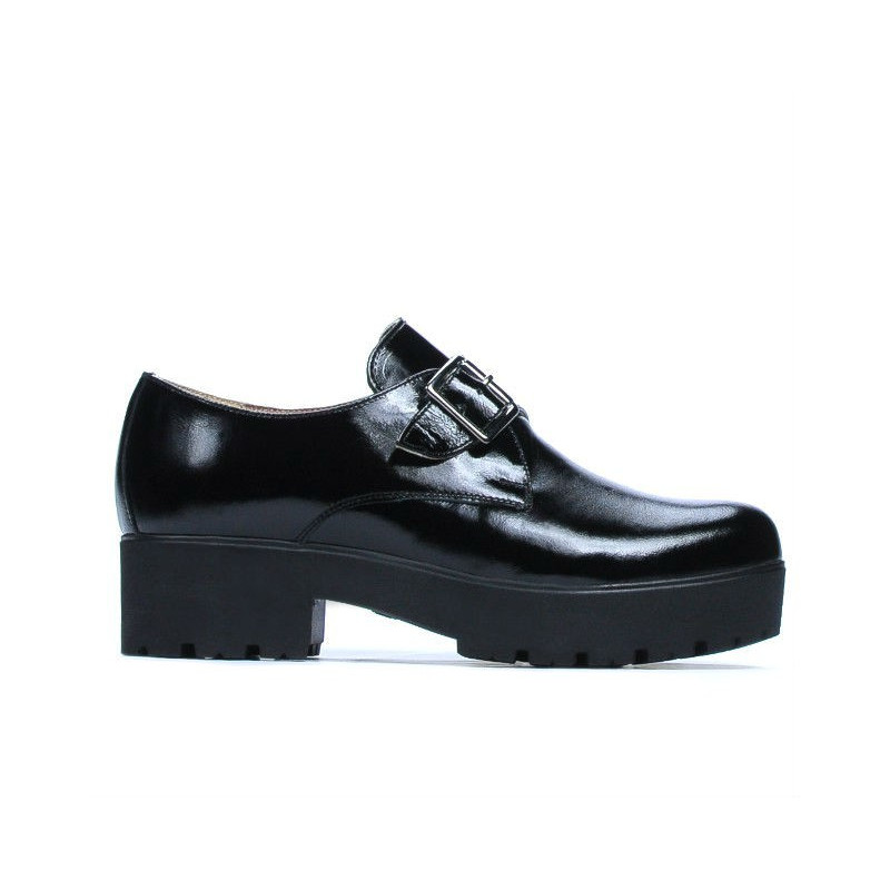 Damen Freizeitschuhe 670 Lack schwarz