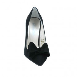 Elegante Damen Schuhe 1252 Schwarz Antilope