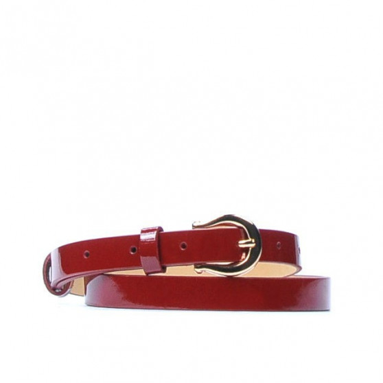Damen Gürtel 04m Lackrot Damen Gürtel 04m Lackrot