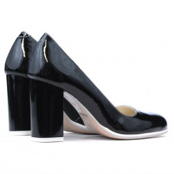 Elegante/schicke Damenschuhe 1254 Lack schwarz