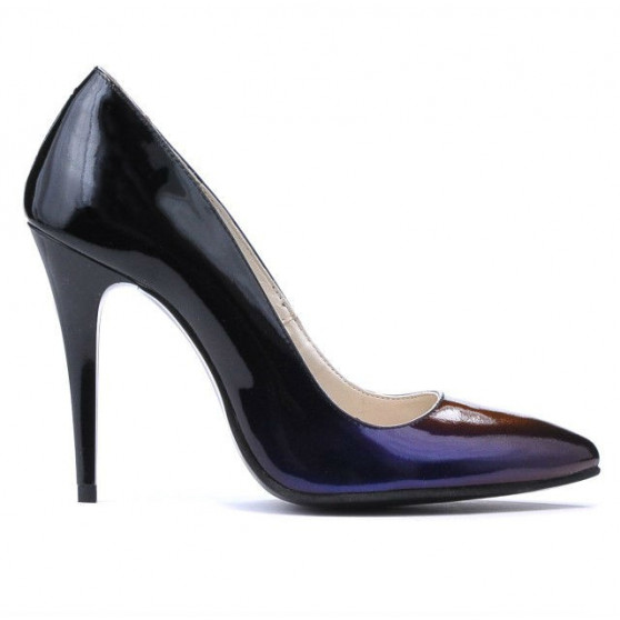 Elegante Schuhe 1241 schwarzer+violetter Lack (Chamäleon) Elegante Schuhe 1241 schwarzer+violetter Lack (Chamäleon)