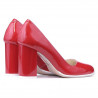 Elegante/legere Damenschuhe 1254 Lack Rot