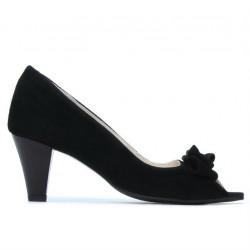 Damensandalen 1255 Schwarz Antilope
