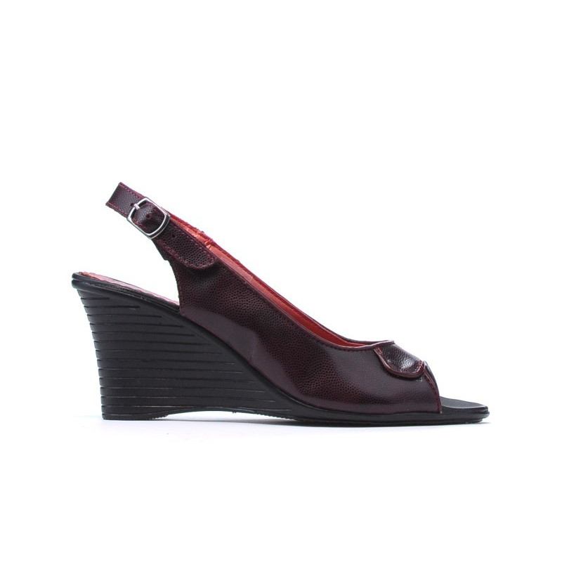 Damen Sandalen 596 Bordeaux