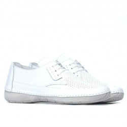 Damenmoccasins 672 weiß