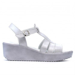 Damen Sandalen 5023 Perlmuttweiß