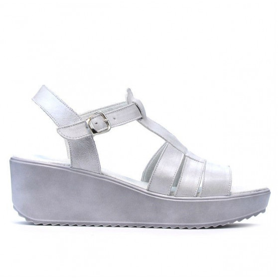 Damen Sandalen 5023 Perlmuttweiß