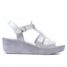 Damen Sandalen 5023 Perlmuttweiß