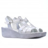 Damen Sandalen 5023 Perlmuttweiß