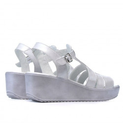 Damen Sandalen 5023 Perlmuttweiß