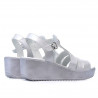 Damen Sandalen 5023 Perlmuttweiß