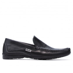 Herren-Mokassins 813p schwarz