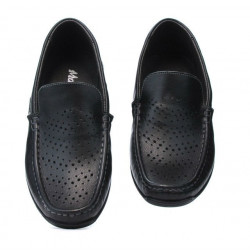 Herren-Mokassins 813p schwarz