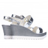 Damensandalen 5031 silber