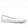 Damen Ballerinas 7004 beige Perlmutt