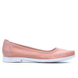 Damen Ballerinas 676 Rosa