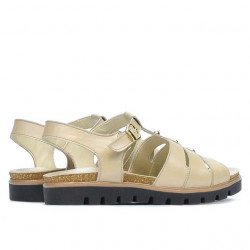Damensandalen 5032 beige