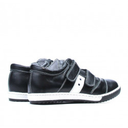 Kinderschuhe 134 schwarz+weiß