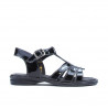 Kleinkinder Sandalen 53c schwarzer Lack
