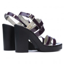 Damen Sandalen 5027 Lack Lila