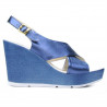 Damensandalen 5025 Indigo Perlmutt