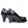 Damen Sandalen 1255 Lack Schwarz