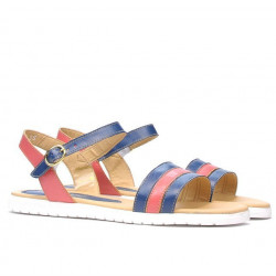 Damen Sandalen 5037 indigo kombiniert