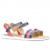 Damen Sandalen 5037 indigo kombiniert